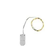 Spuldzīšu virtenes Domoletti Luma KLED-061A, 2 m, silti balta, 20 LED