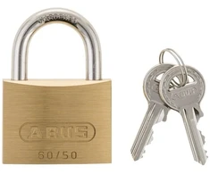 Spyna Abus 60/50C, žalvario sp., 60 mm