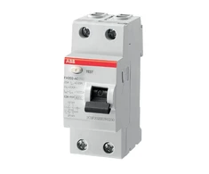 ABB Srovės nuotėkio relė FH202, 40A, 6kA, 30mA AC, 2P