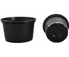 Stādīšanas pods Garden Center JA23, plastmasa, melna krās.