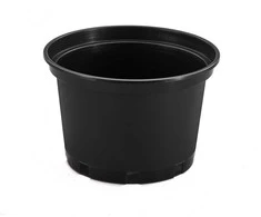 Stādīšanas pods Garden Center JA23, plastmasa, melna krās.
