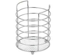Stalo įrankių organizatoriai Okko W44428-1, 11 cm x 11 cm x 14 cm, metaliniai, sidabrinės spalvos.