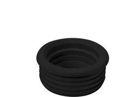Haushalt Delock RUBBER TRANSITION D50X40 MM Juodas