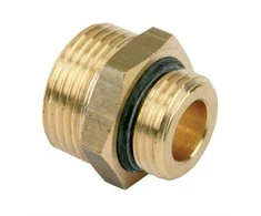 Tarpmovė TDM Brass, 1/2 colio - išorinis sriegis / 3/4 colio - išorinis sriegis