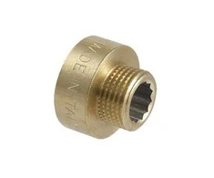 Tarpmovė TDM Brass 111, 3/4 colio - išorinis sriegis / 1 colis - vidinis sriegis, 1" x 3/4"