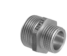 Tarpmovė TDM Brass 112SN, 1/2 colio - išorinis sriegis / 1 colis - išorinis sriegis, 1" x 1/2"
