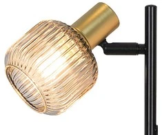 Lampa podłogowa Domoletti FLOOR LIGHT SHADOW 2XE14 Juodas/GOLD
