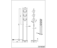 Toršeras Trio Bell 401900367, 25 W, E14