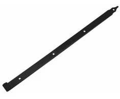 Durų/vartų tvirtinimo dalys Domax 82092, 1,6 cm x 4 cm, 80 cm, juodos.