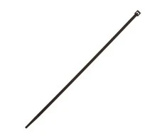 Tvirtinimo dirželis Elematic, 3,5 x 200 mm, juodas