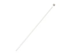 Laidų tvirtinimo dirželis Elematic, 2,6 x 160 mm, baltas