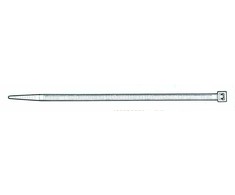 Tvirtinimo dirželis Elematic, poliamidas, juoda sp., 430 mm x 4.8 mm