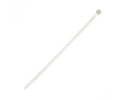 Tvirtinimo dirželis Elematic, 4,5 x 200 mm, baltas