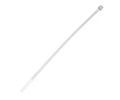 Tvirtinimo dirželis Elematic, 2,5 x 135 mm, baltas