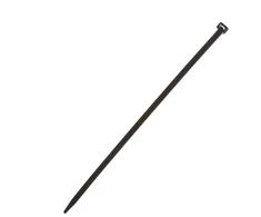 Tvirtinimo dirželis Elematic, poliamidas, juoda sp., 300 mm x 7.5 mm