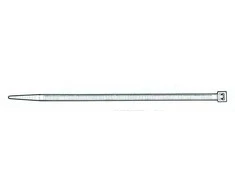 Stiprināšanas siksna Elematic, poliamīds, balta krās., 430 mm x 4.8 mm