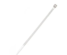 Tvirtinimo dirželis Elematic. 2.5 x 98 mm. baltas