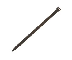 Tvirtinimo dirželis Elematic, 7,8 x 180 mm, juodas