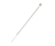 Tvirtinimo dirželis Elematic, 2,5 x 98 mm, baltas