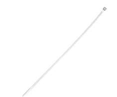 Tvirtinimo dirželis Elematic, poliamidas, balta sp., 200 mm x 2.6 mm