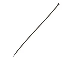 Tvirtinimo dirželis Elematic, 2,6 x 200 mm, juodas