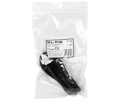 Maitinimo laidas Blow 4418 Euro plug Male ,vyriška,, C7 Female ,moteriška,, 1.5 m, juoda sp.
