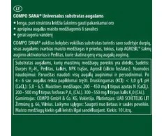 Substratas gėlėms COMPO, 10 l