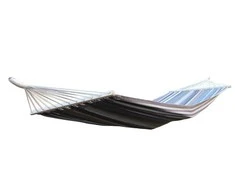 Šūpuļtīkls Domoletti, zila krās./brūna krās./balta krās., 200 cm