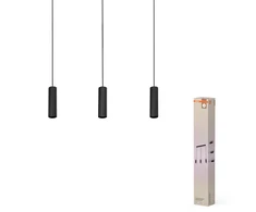 Osram Pakabinamas šviestuvas DRUMS, 3xGU10, juodas