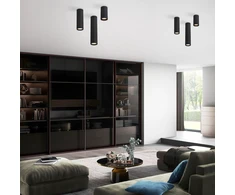 Lubinis šviestuvas Tk_Lighting Šviestuvas lubų TK Lighting Tune 10026, GU10, juodas