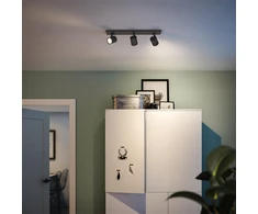 Lubinis šviestuvas Šviestuvas nukreipiamasis Philips Runner 929003204901, GU10, 3 x 20 W