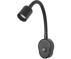 Osram GU10 juodas wall-mounted night light