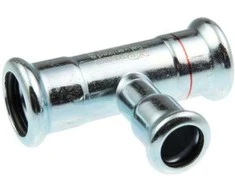 KAN-therm redukcinis trišakis 28x22x28mm plienas - 6240729