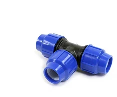 T-veida caurule Perla 08075032025P, 25 mm – Savelkama, 90 °, 16 Bar