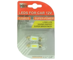T Way Automobilio lemputė C5W, led, balta sp., 12 V