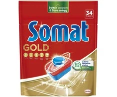 Indaplovių tabletės Somat auksinis, 34 vnt.