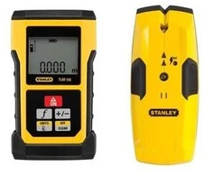 Lazerinis atstumų matuoklis Stanley TLM165 + metalo ir medienos ieškiklis Stanley S100