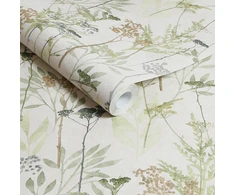 Boldwood Books Ltd WALLPAPER 125058 SOLSTICE SAGE Žalias