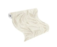 Rasch WALLPAPER VINYL 547467 LEAV BROWN-TAUPE
