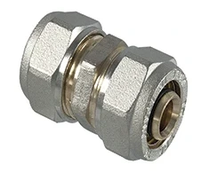 Tdm Brass Užspaudžiama jungtis TDM žalvaris 1040, 32 mm, žalvaris/nikelis