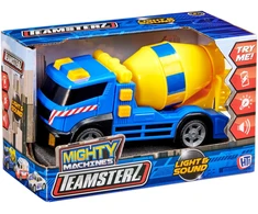 TEAMSTERZ MIGHTY MACHINES Betono maišyklė su šviesomis ir garsais, 12,5 cm