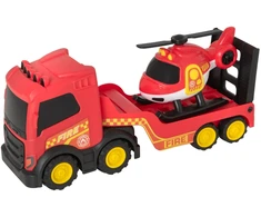 TEAMSTERZ Ugniagesių transporteris su sraigtasparniu, 35 cm