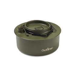 Virdulys Outliner. Nerūdijančio plieno. 0,9 l. Žalias
