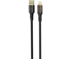 Tellur Data Cable USB to Lightning 2.4A 100cm Juodas