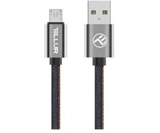 Tellur USB–Micro USB duomenų kabelis, 1 m, Denim
