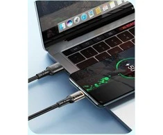 Tellur Data Cable USB to Type-C 3A 100cm Juodas