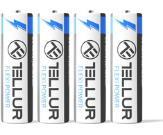 Tellur Flexi Power battery, Super Alkaline, AA LR6, 1.5V, 4 pcs/set