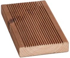 Terasinė lenta, impregnuota, rudos sp., rifliuota, pušis, AB rūšis, 3000 x 120 x 28 mm, 0,36 m2