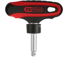 Terkšlė su T formos rankena 1/4´´, KS Tools