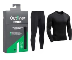 Termo apatiniai Outliner Merino BU212, juodi, XL